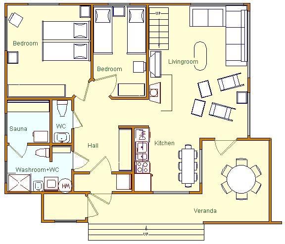 Cottage Nuppulanranta Jämsä Værelse billede